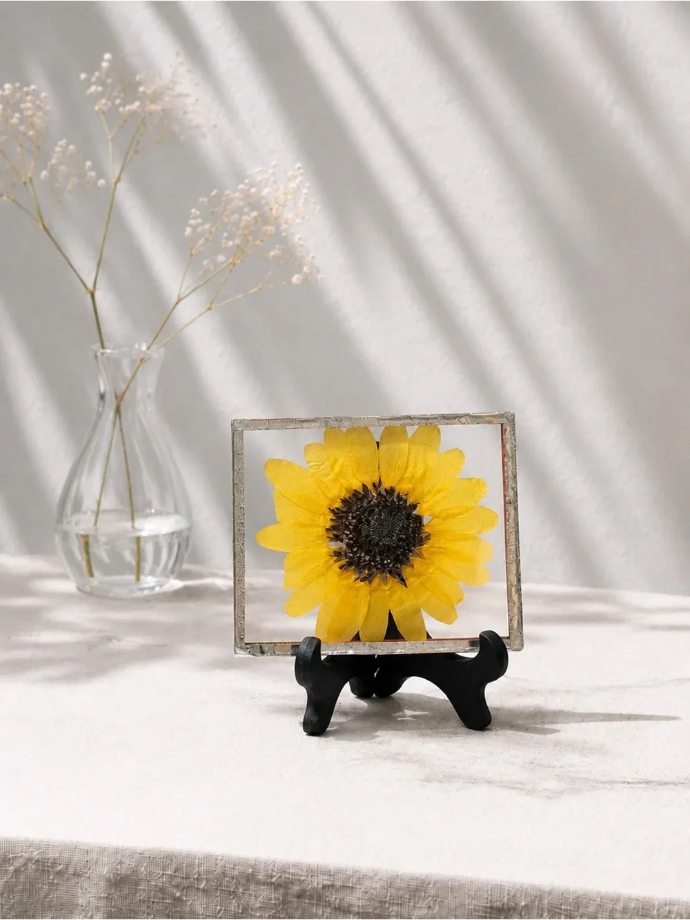 Botanical sunflower frame